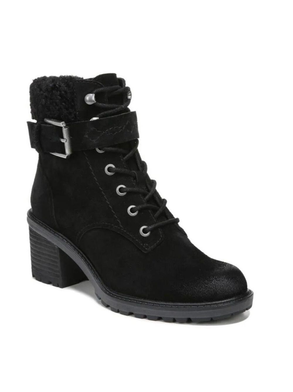Nib Zodiac Gemma-Fur Ankle Suede Booties